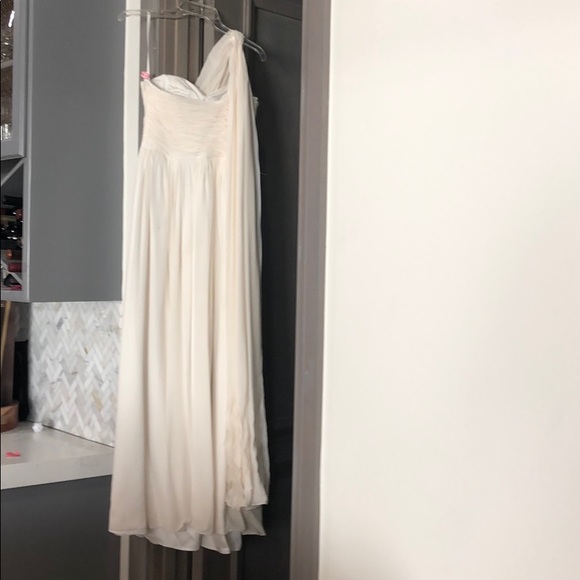 Marchesa Notte White Silk Chiffon Gown - Picture 6 of 8